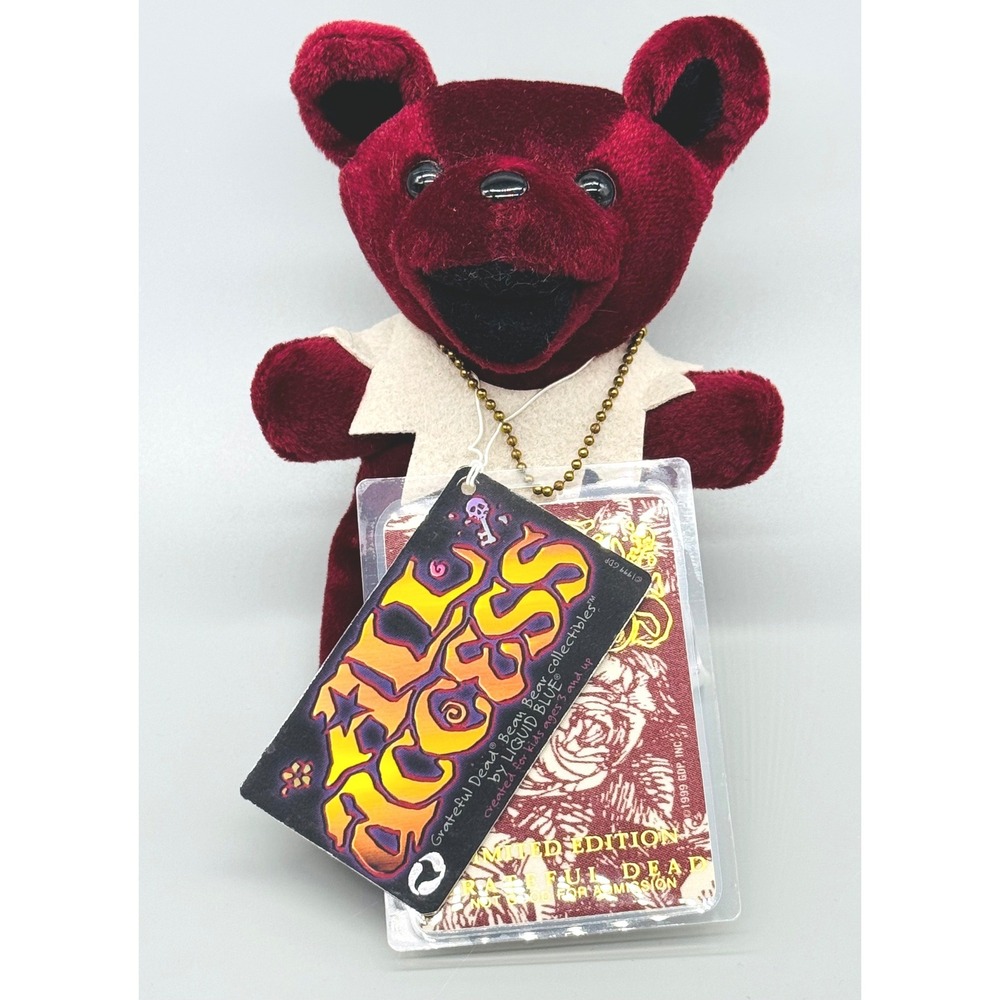 Liquid Blue Grateful Dead All Access Bear Burgundy Limited Edition 7 inch